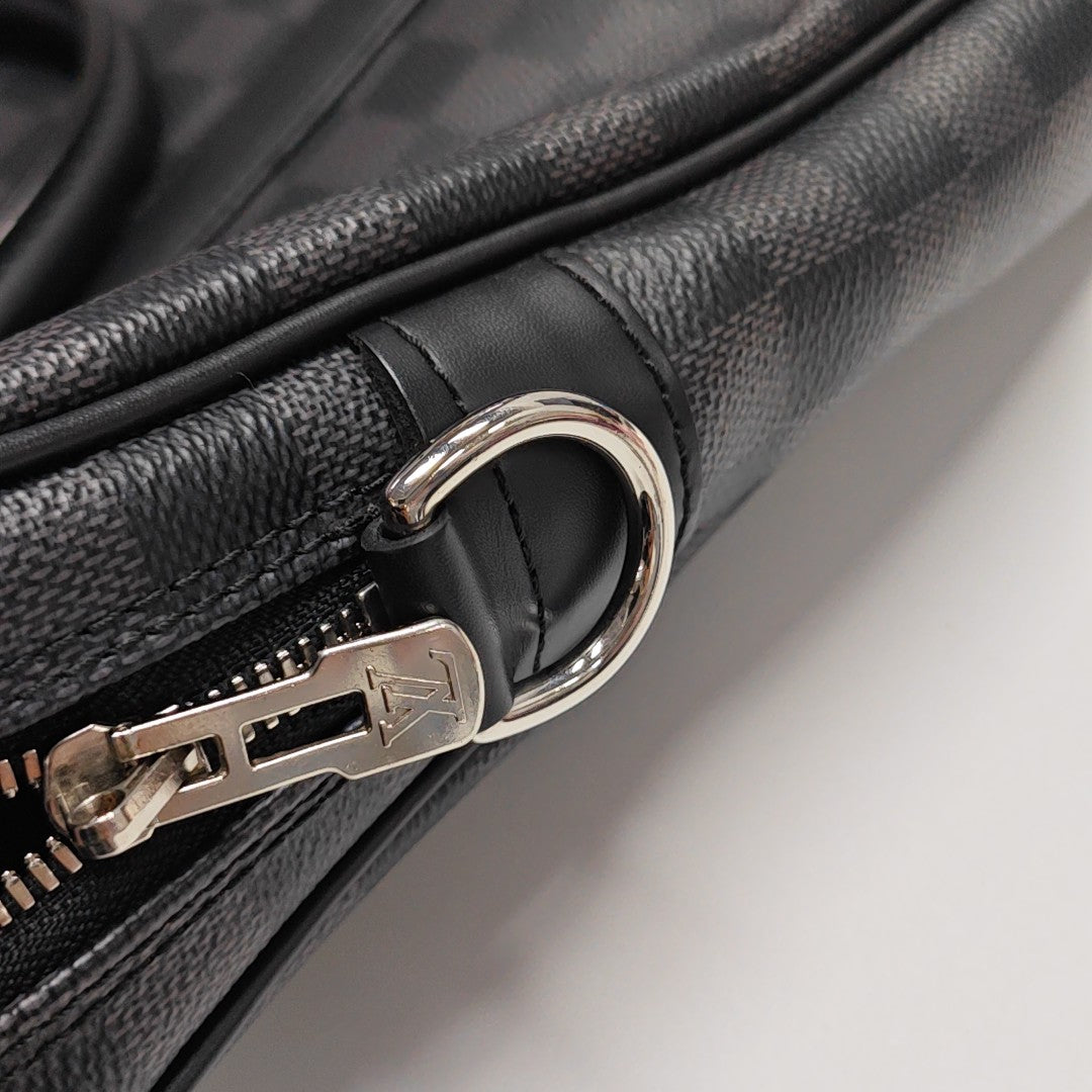 PORTE-DOCUMENTS PM Damier Graphite Coated Canvas Gray
