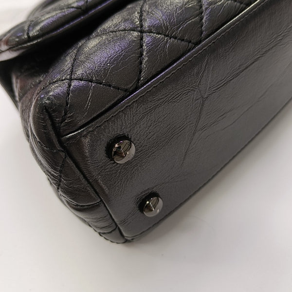 COCO HANDLE Small Quilted Calfskin Black