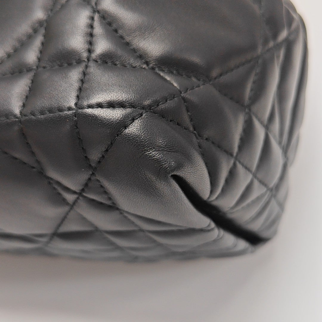 Toujours Medium Cannage Calfskin Black