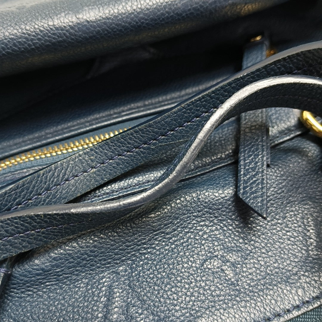 LUMINEUSE PM Monogram Calfskin Blue