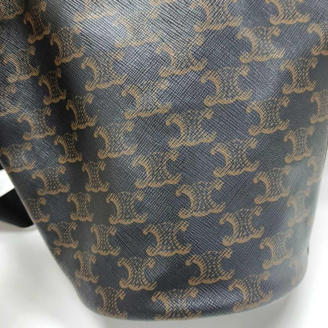TRIOMPHE CANVAS Small Coated Canvas Brown