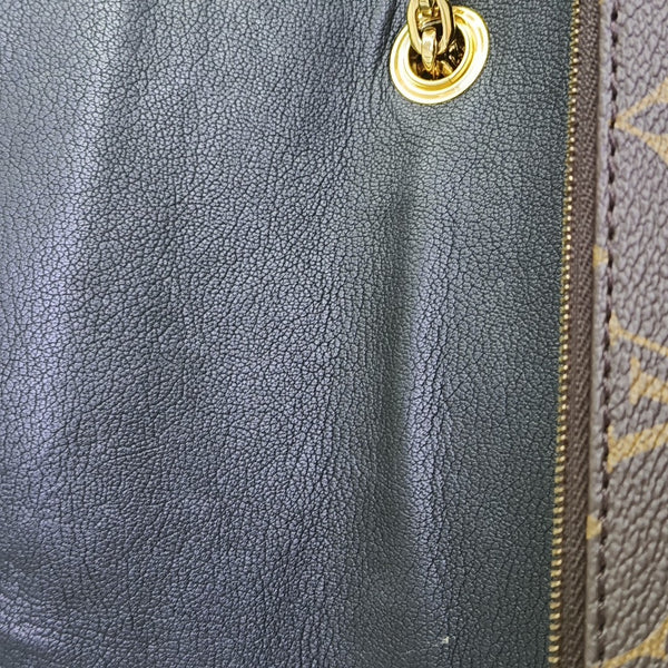 MARCEAU Monogram Coated Canvas Brown