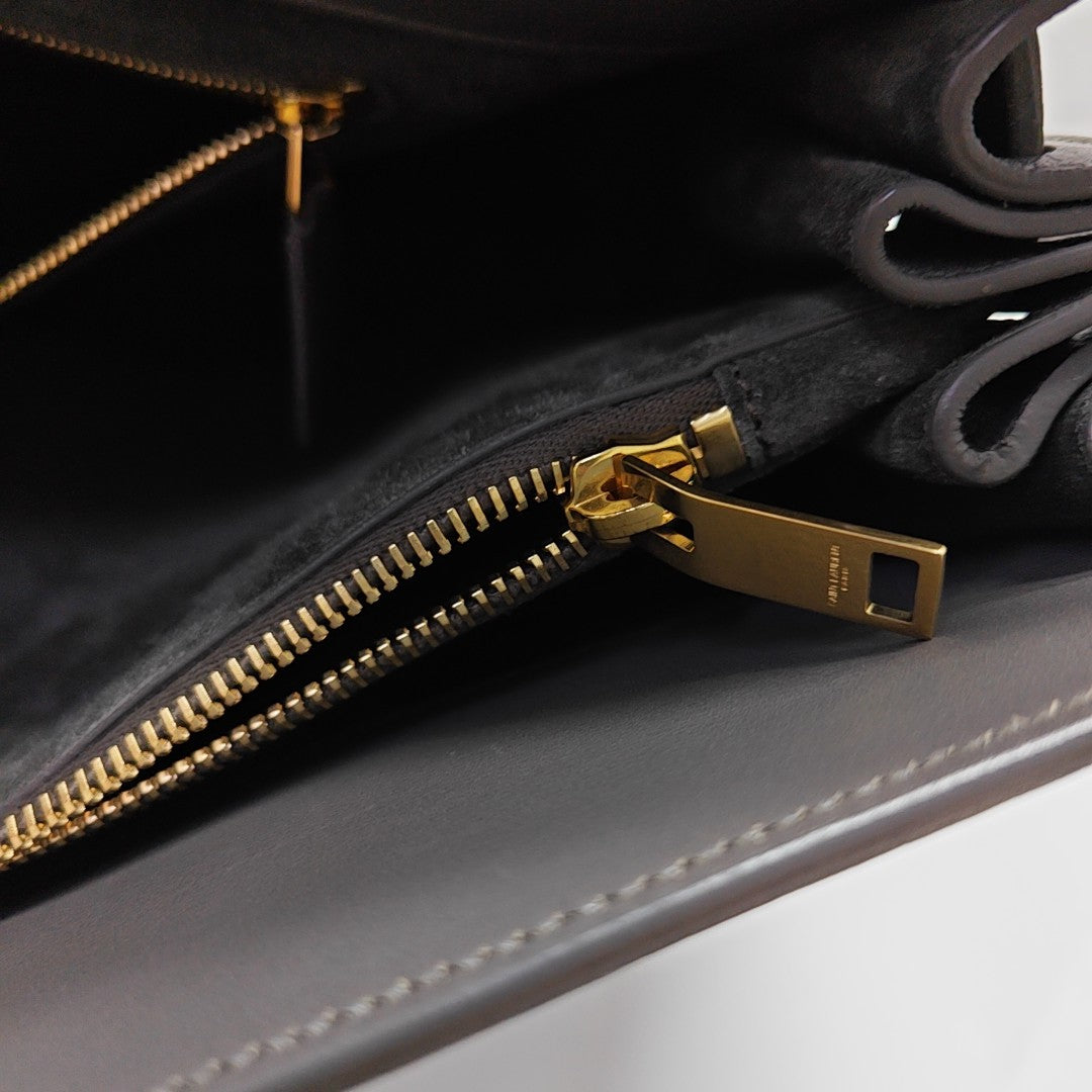 SAC DE JOUR Large Calfskin Gray