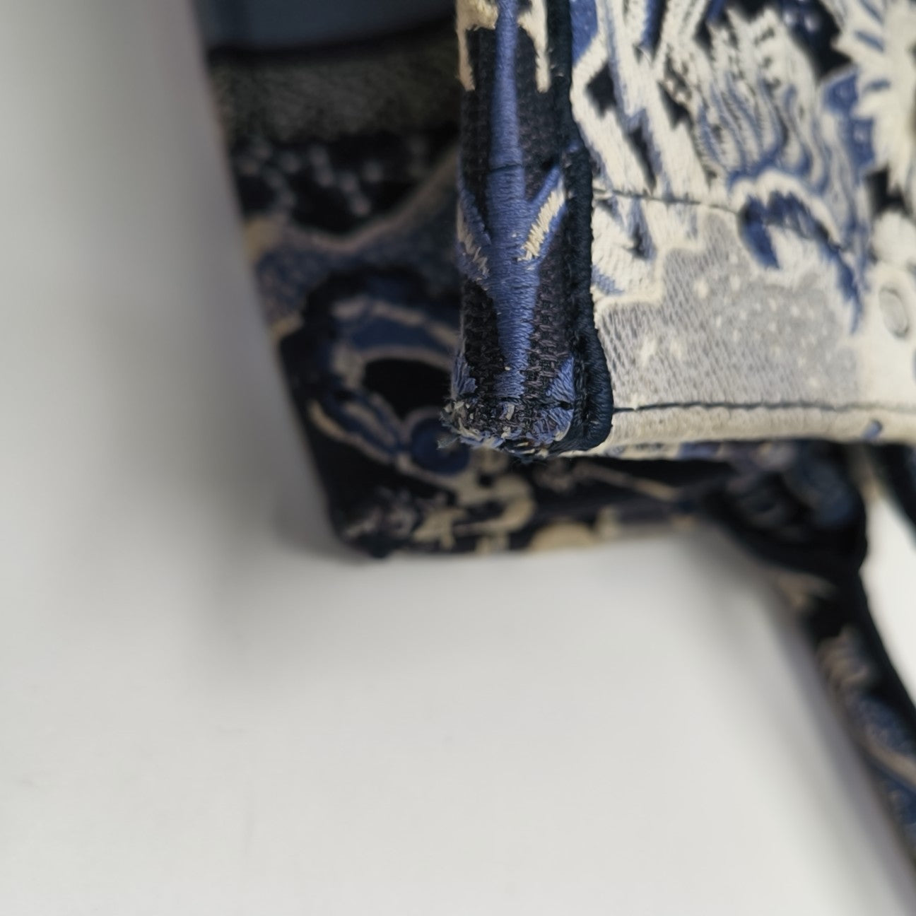 Book Tote Medium Canvas Blue
