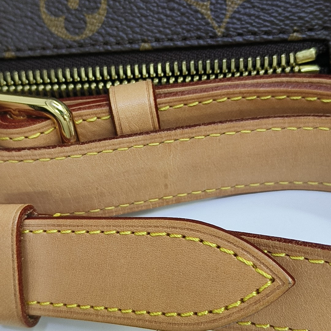 BUMBAG Monogram Coated Canvas Brown