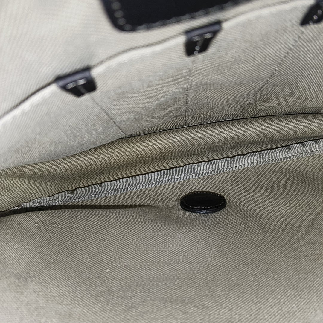 Monogram Coated Canvas Gray