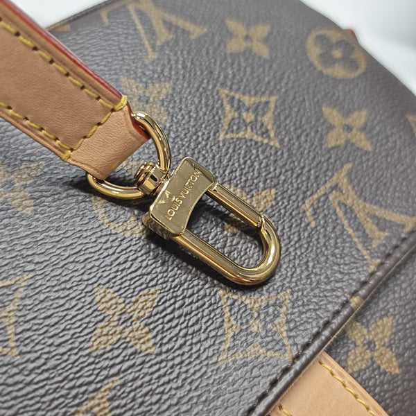 SAUMUR BB Monogram Coated Canvas Brown
