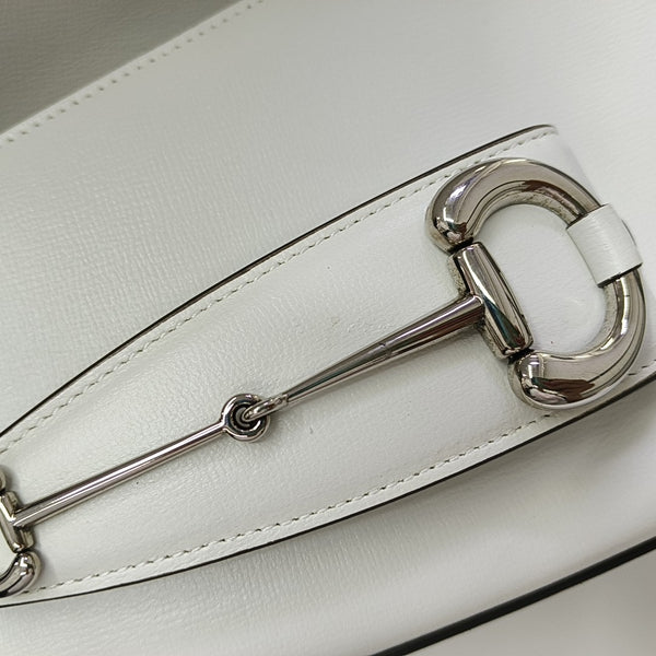 Horsebit 1955 Small Calfskin White