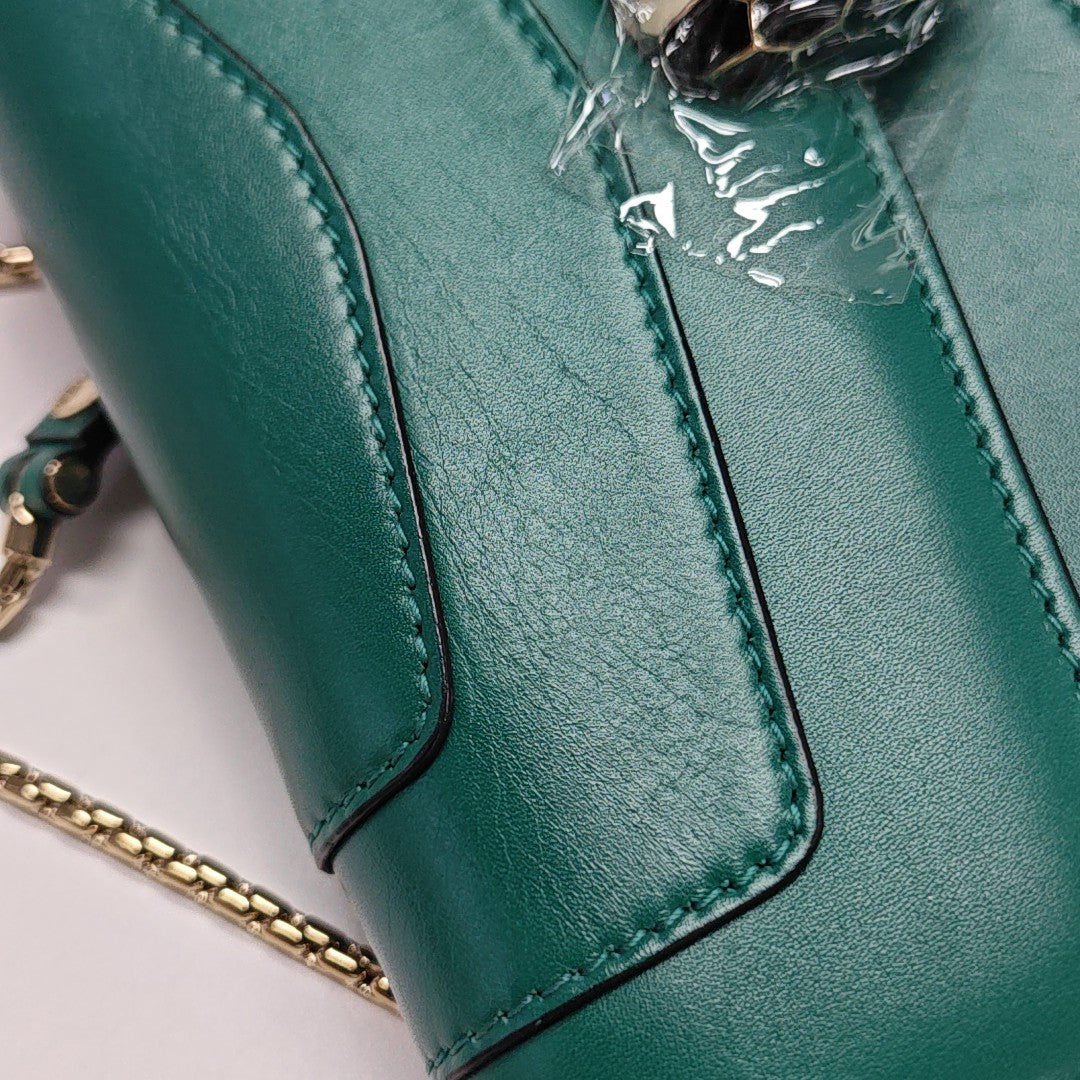 SERPENTI FOREVER Small Calfskin Green