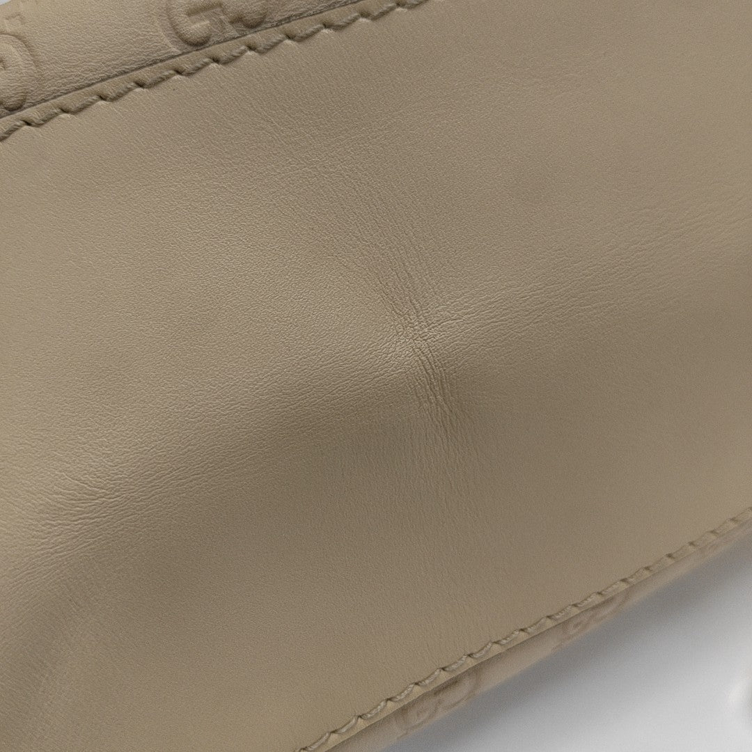 Monogram Calfskin Beige