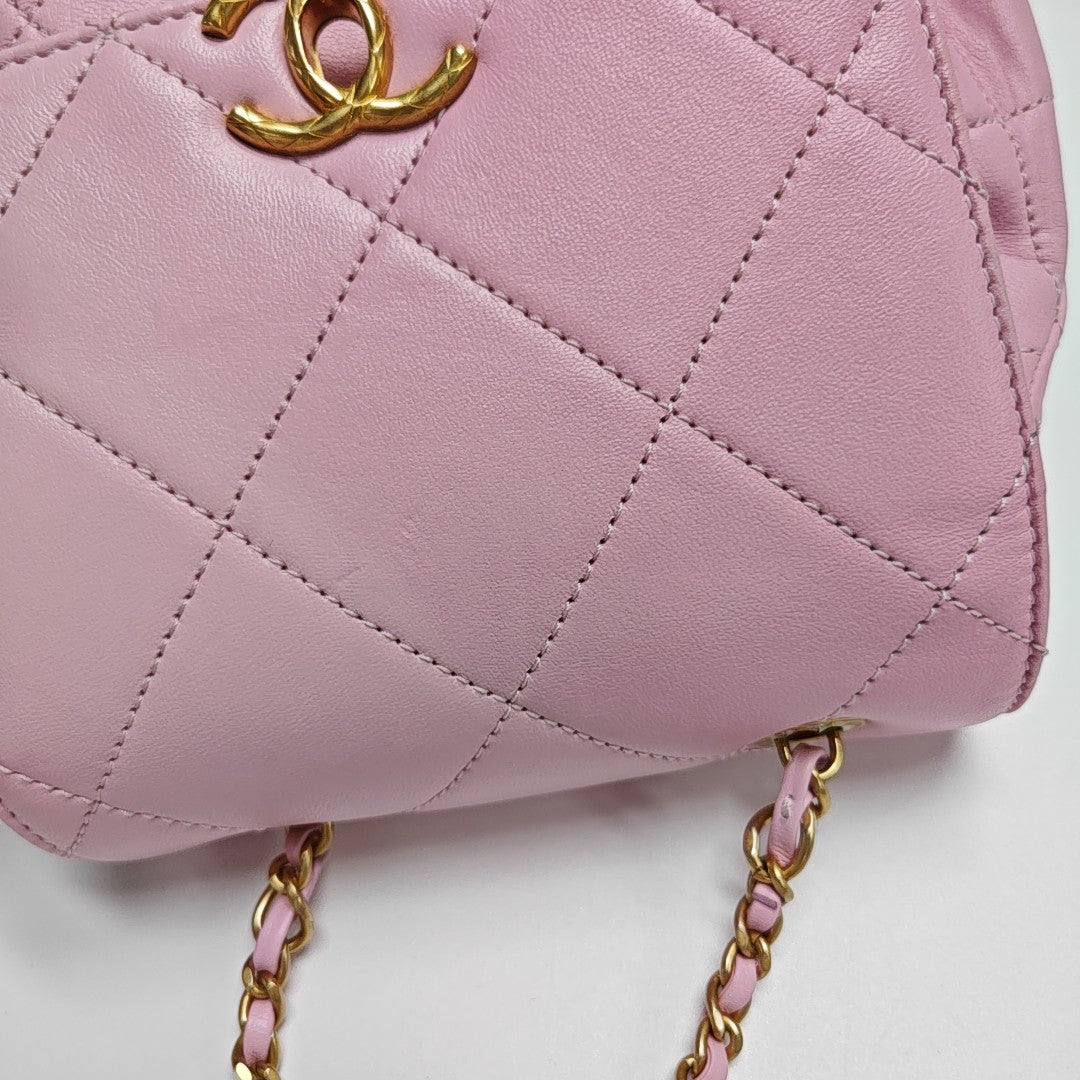 24S Quilted Lambskin Pink