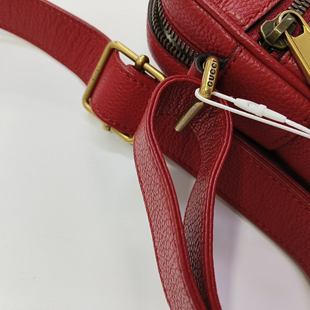 Print Calfskin Red