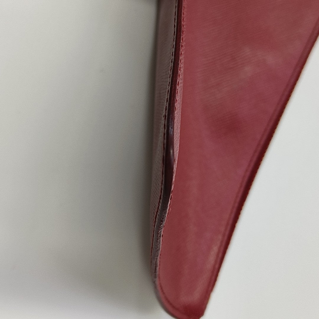 Calfskin Wallet Red