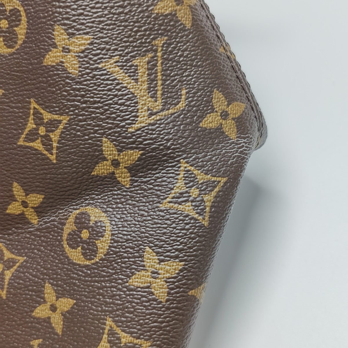 IENA PM Monogram Coated Canvas Brown