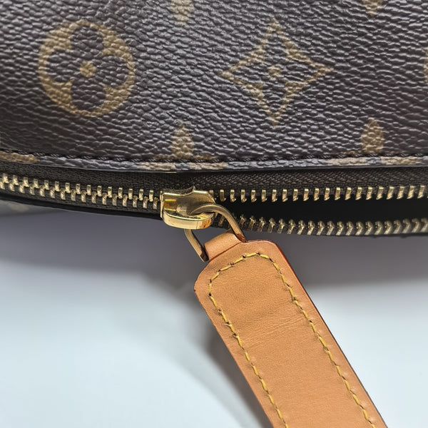 SIDE TRUNK MM Monogram Coated Canvas Brown