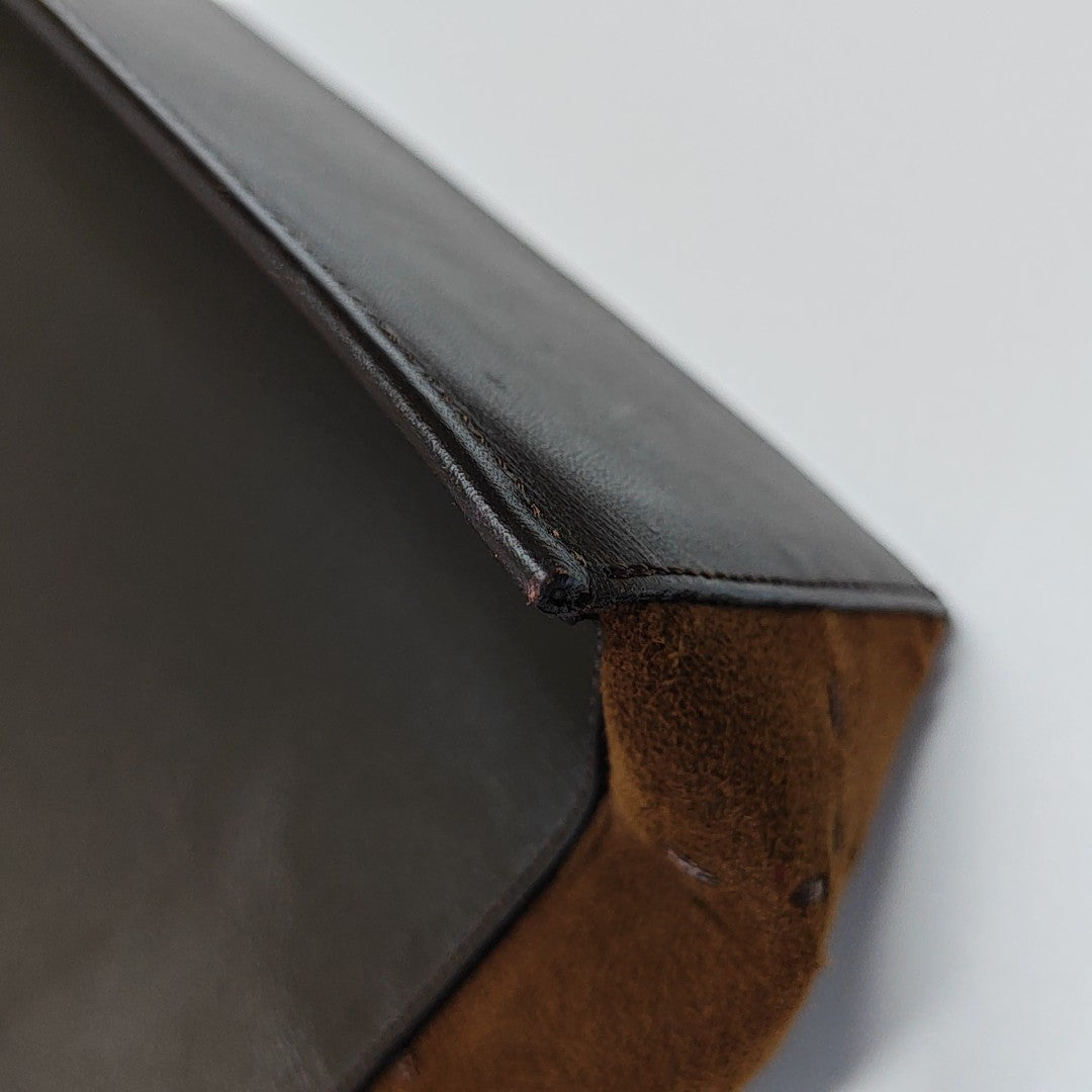 Calfskin Shoulder Bag Brown