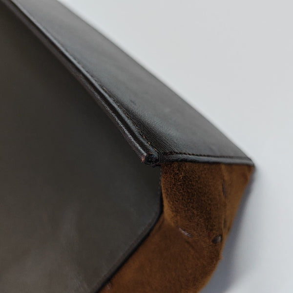 Calfskin Shoulder Bag Brown