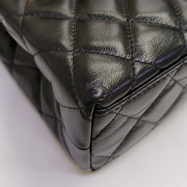 KELLY Mini Quilted Lambskin Black