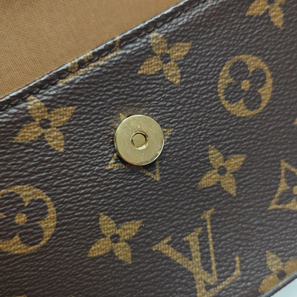 IVY Monogram Coated Canvas Brown