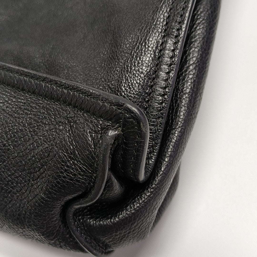 Etiquette Calfskin Black