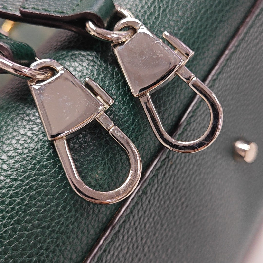 Zumi Medium Calfskin Green
