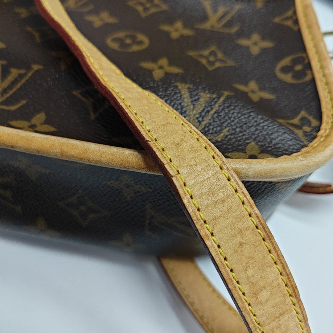 SAC GIBECIERE PM Monogram Coated Canvas Brown