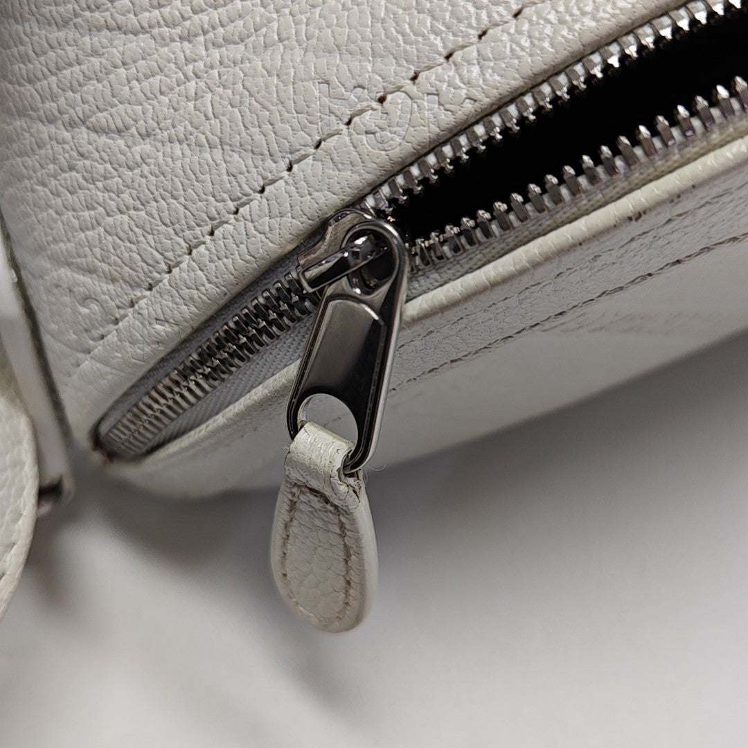 Souvenirs Quilted Calfskin White
