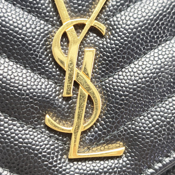 MONOGRAM WOC Chevron Calfskin Black