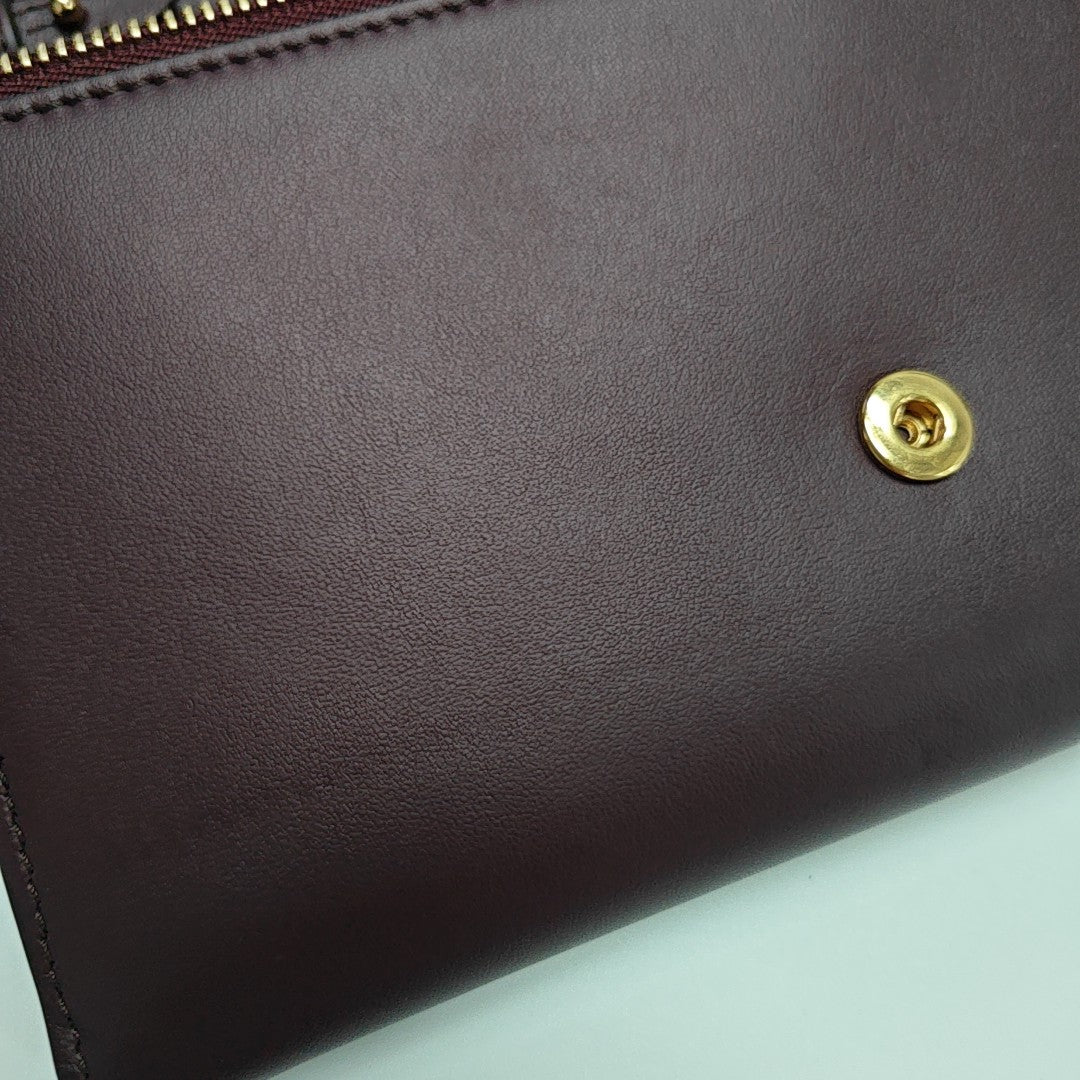 Calfskin Shoulder Bag Red