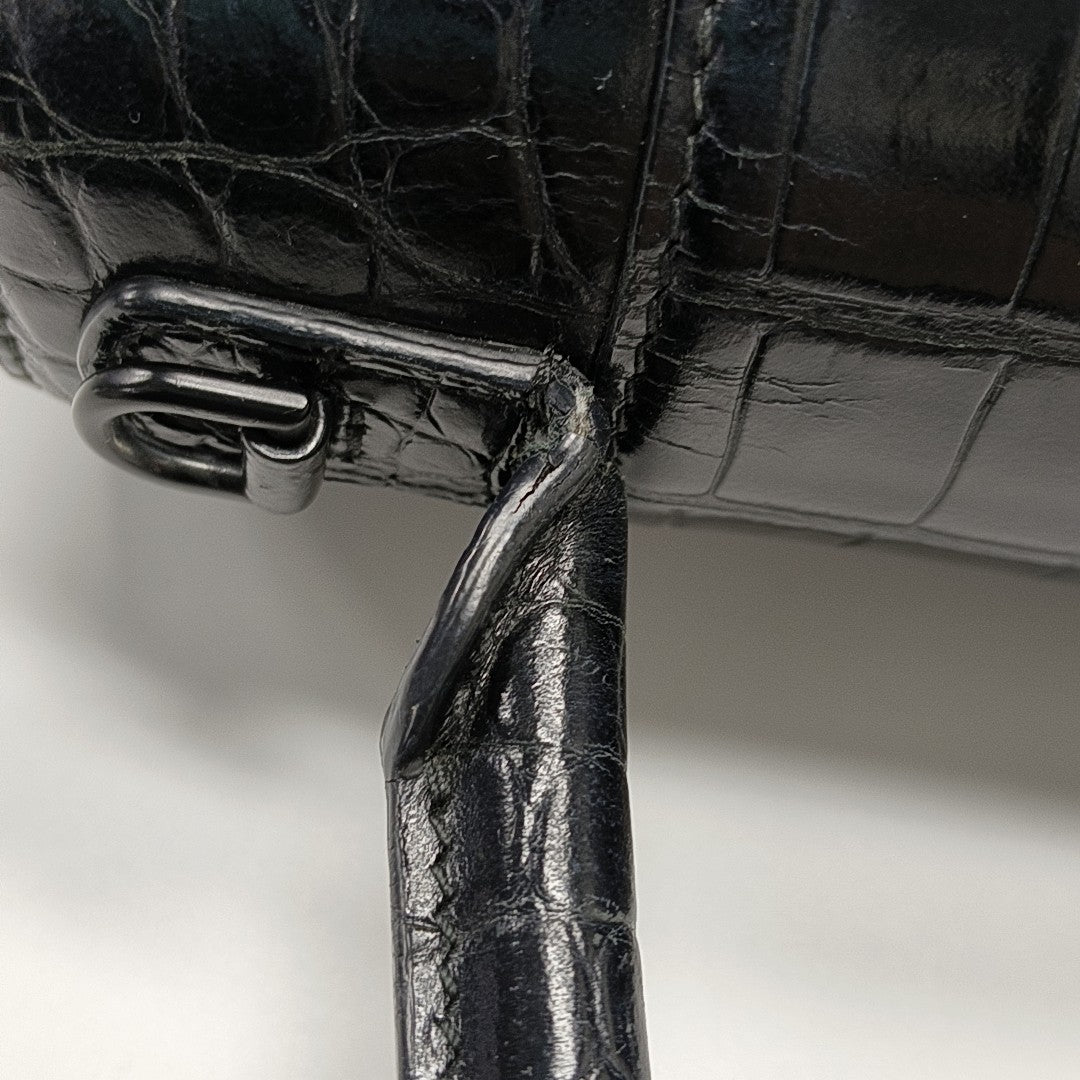 Hourglass S Calfskin Black