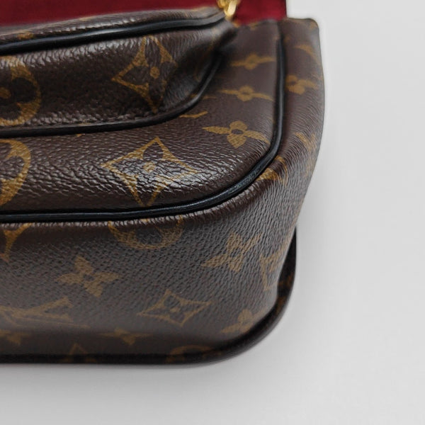 PASSY Monogram Coated Canvas Brown