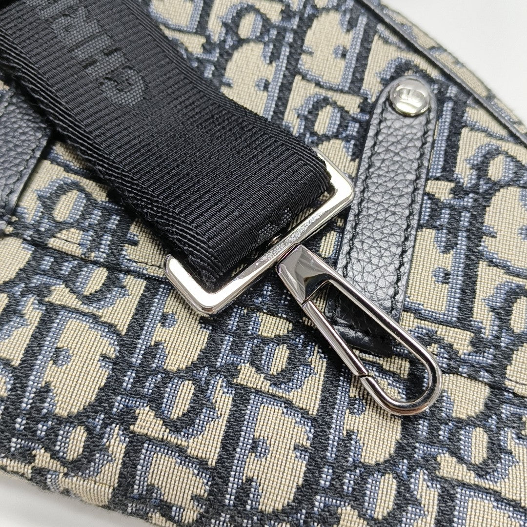 Saddle Mini Oblique Canvas Beige