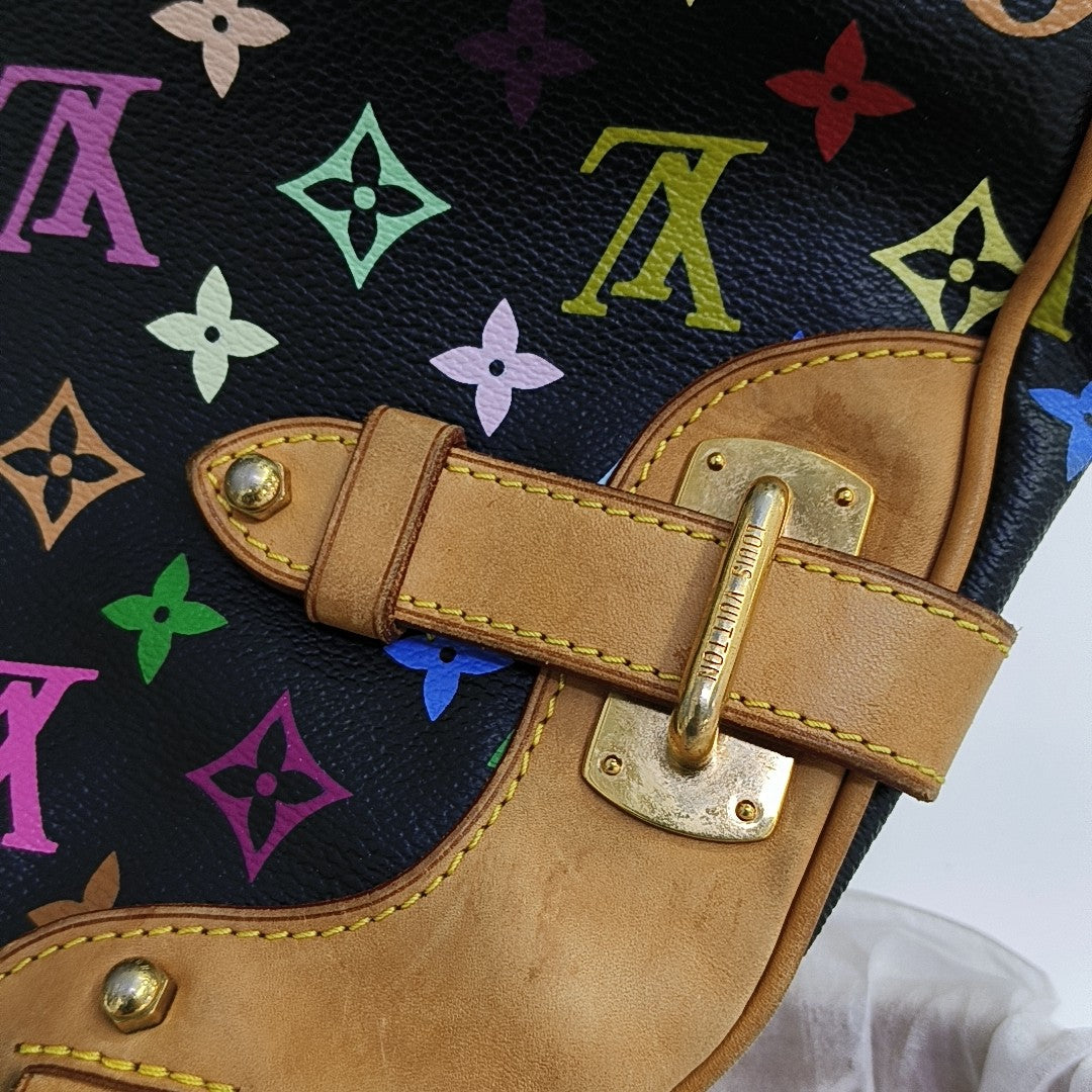 LV × TM CLAUDIA Monogram Coated Canvas Black