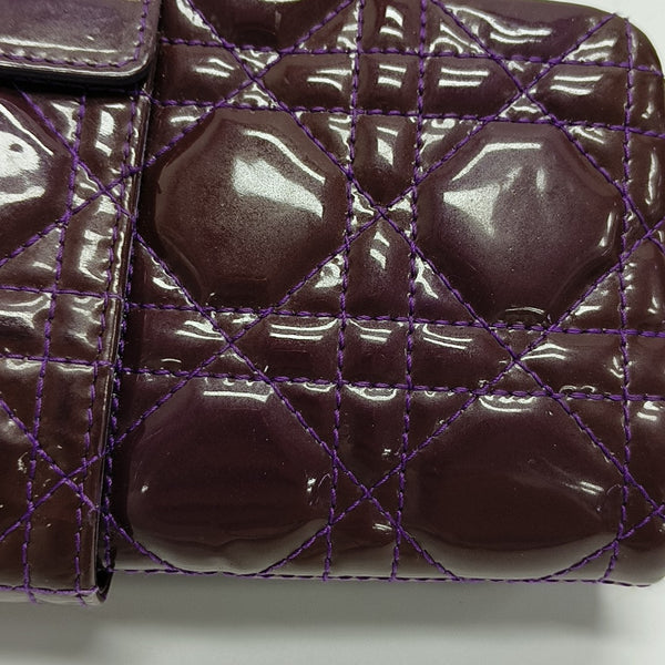 New Lock Cannage Calfskin Purple
