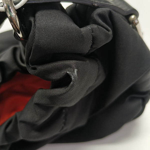 Nylon Shoulder Bag Black