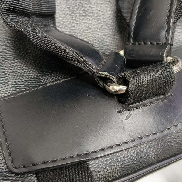 JOSH Damier Graphite Coated Canvas Gray