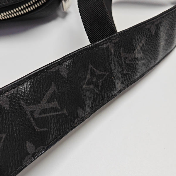 OUTDOOR PM Monogram Coated Canvas Black