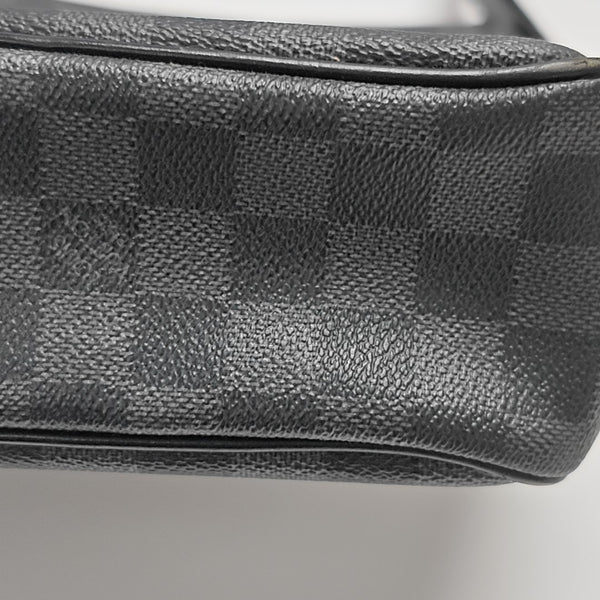 DANIEL Damier Graphite Coated Canvas Gray