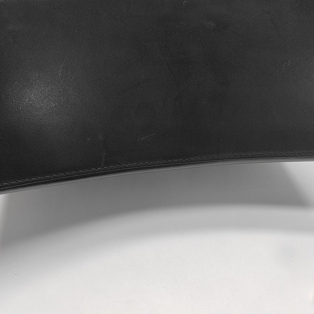 Hourglass S Calfskin Black