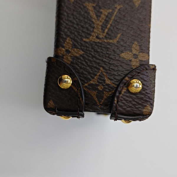 TRUNK Monogram Coated Canvas Brown