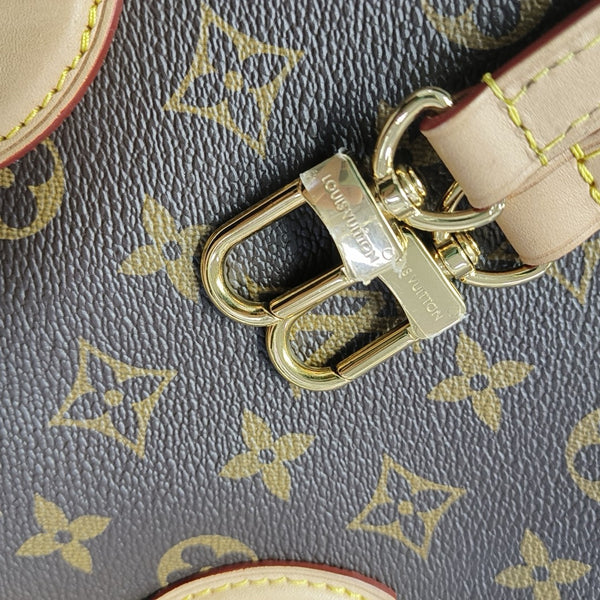 BOETIE PM Monogram Coated Canvas Brown