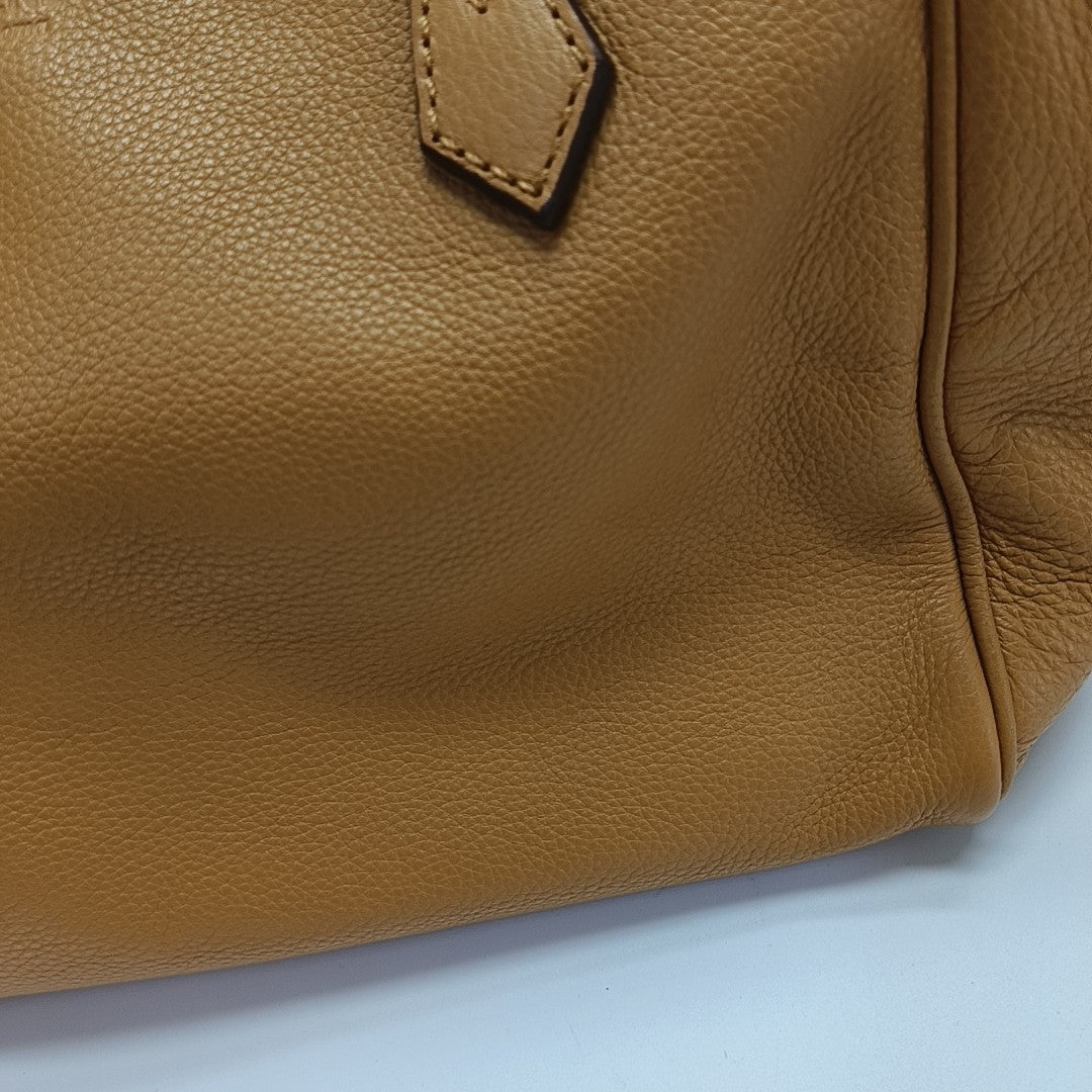 Calfskin Tote Bag Yellow