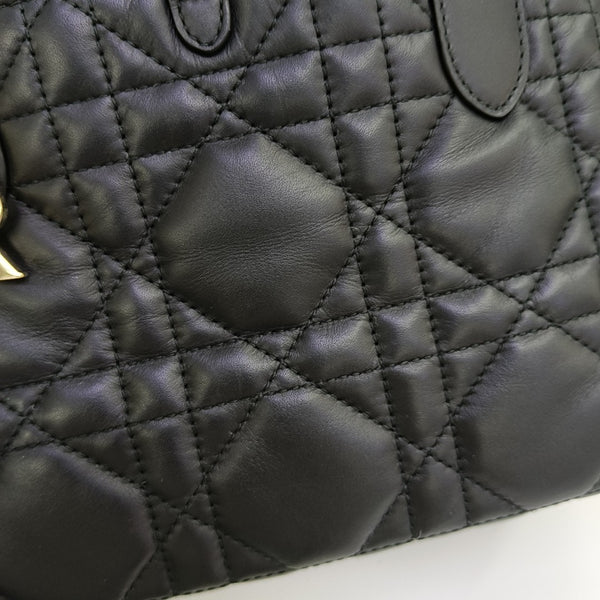 Toujours Small Cannage Calfskin Black