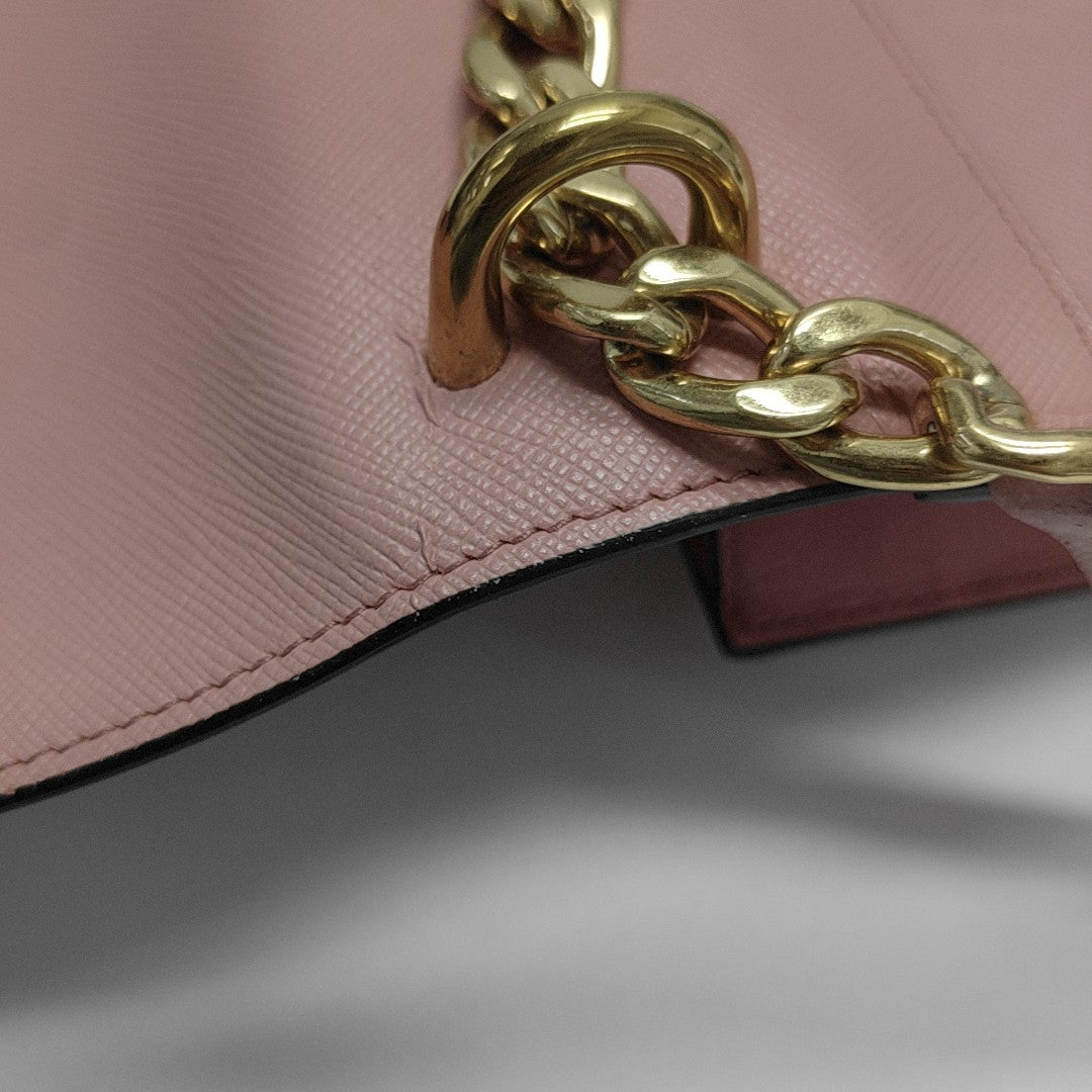 Bauletto Saffiano Calfskin Red