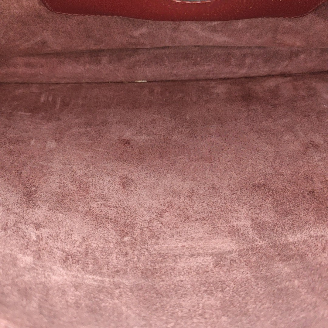 Calfskin Shoulder Bag Red