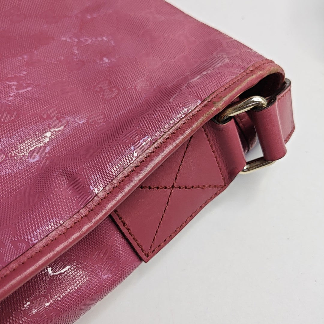 Monogram Coated Canvas Red