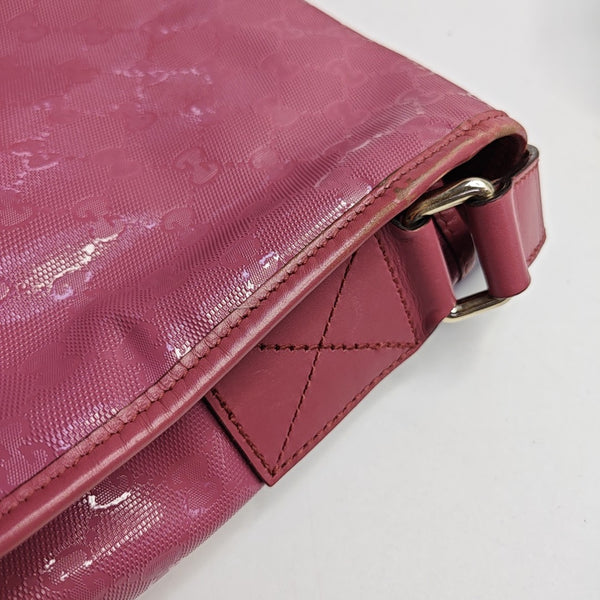 Monogram Coated Canvas Red