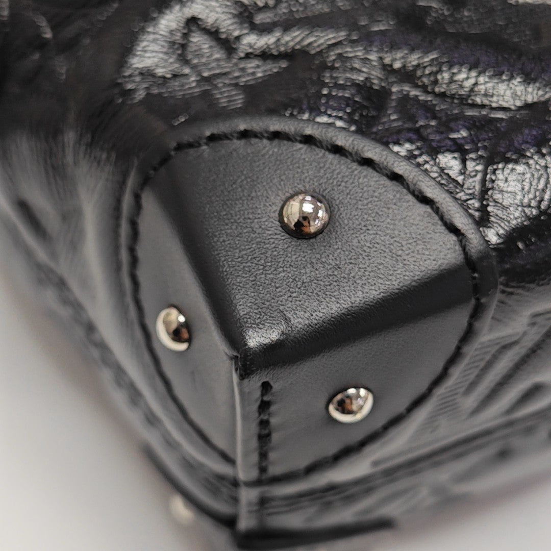 NOÉ TRUNK PM Monogram Lambskin Black