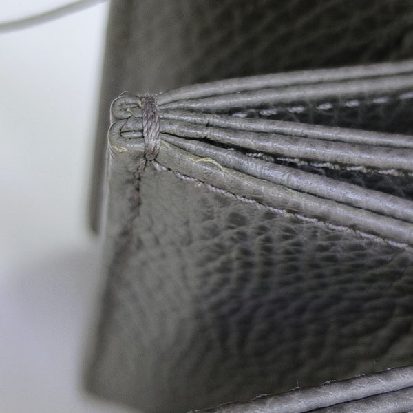 Authenticated pre-owned  Interlocking G Small Calfskin Grey - Shoulder Bag at Looply