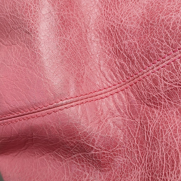 Pompon Bag Calfskin Pink